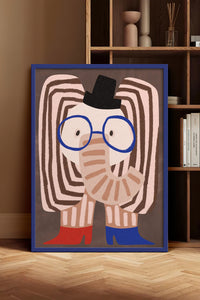 HOMEPACK Ahşap Çerçeveli Tablo Çerçeveli Poster Sanatsal Modern Duvar Dekoru BEK-8157