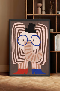 HOMEPACK Ahşap Çerçeveli Tablo Çerçeveli Poster Sanatsal Modern Duvar Dekoru BEK-8157
