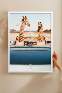 HOMEPACK Ahşap Çerçeveli Tablo Çerçeveli Poster Sanatsal Modern Duvar Dekoru BEK-8158