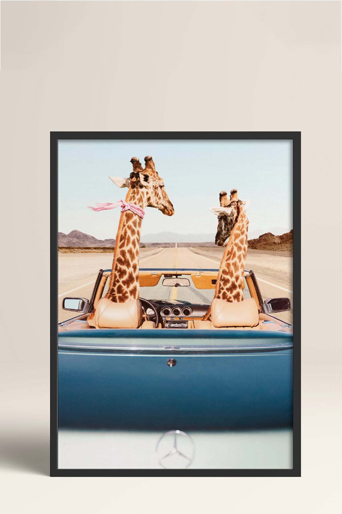 HOMEPACK Ahşap Çerçeveli Tablo Çerçeveli Poster Sanatsal Modern Duvar Dekoru BEK-8158