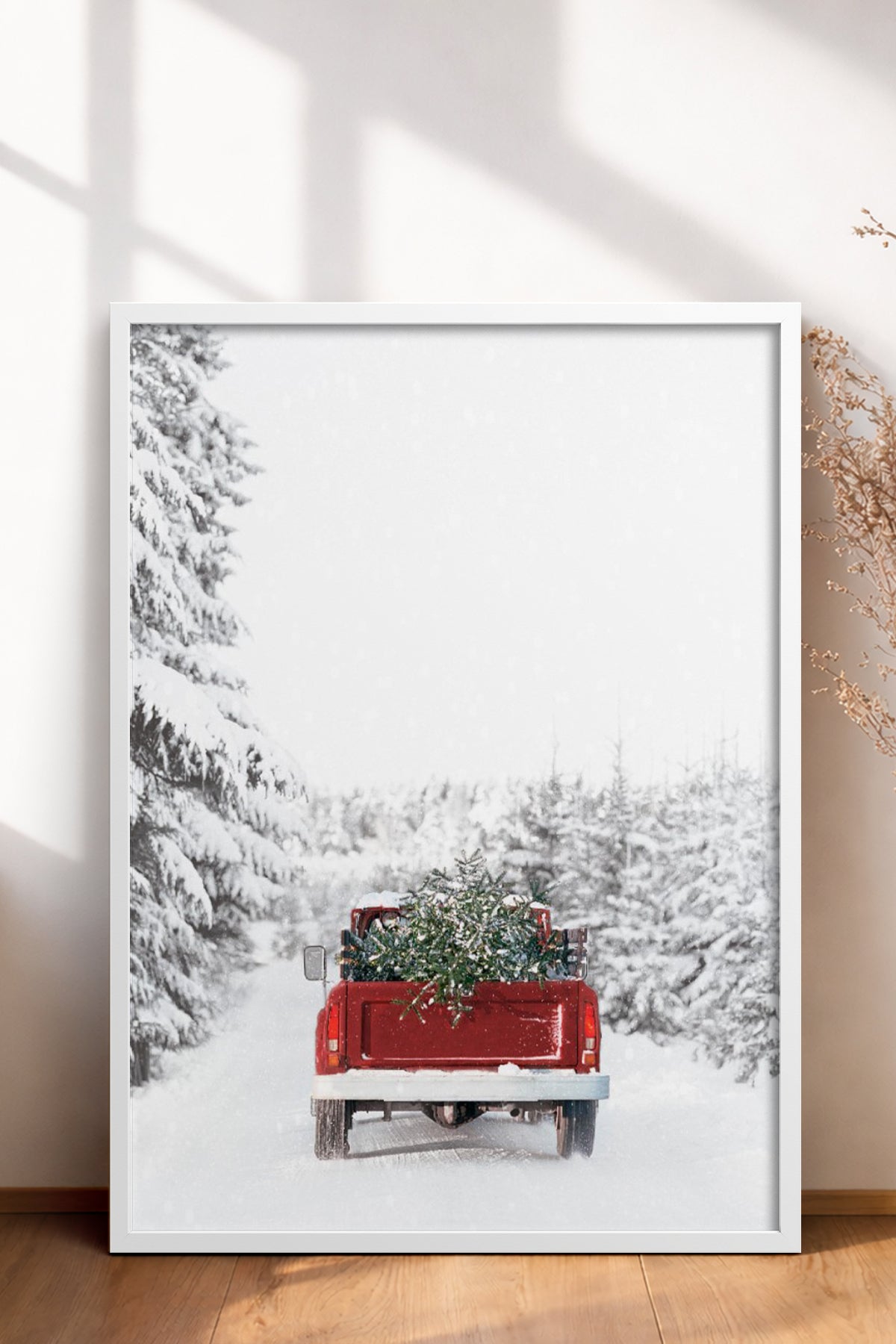 HOMEPACK Ahşap Çerçeveli Tablo Çerçeveli Poster Sanatsal Modern Duvar Dekoru BEK-8159
