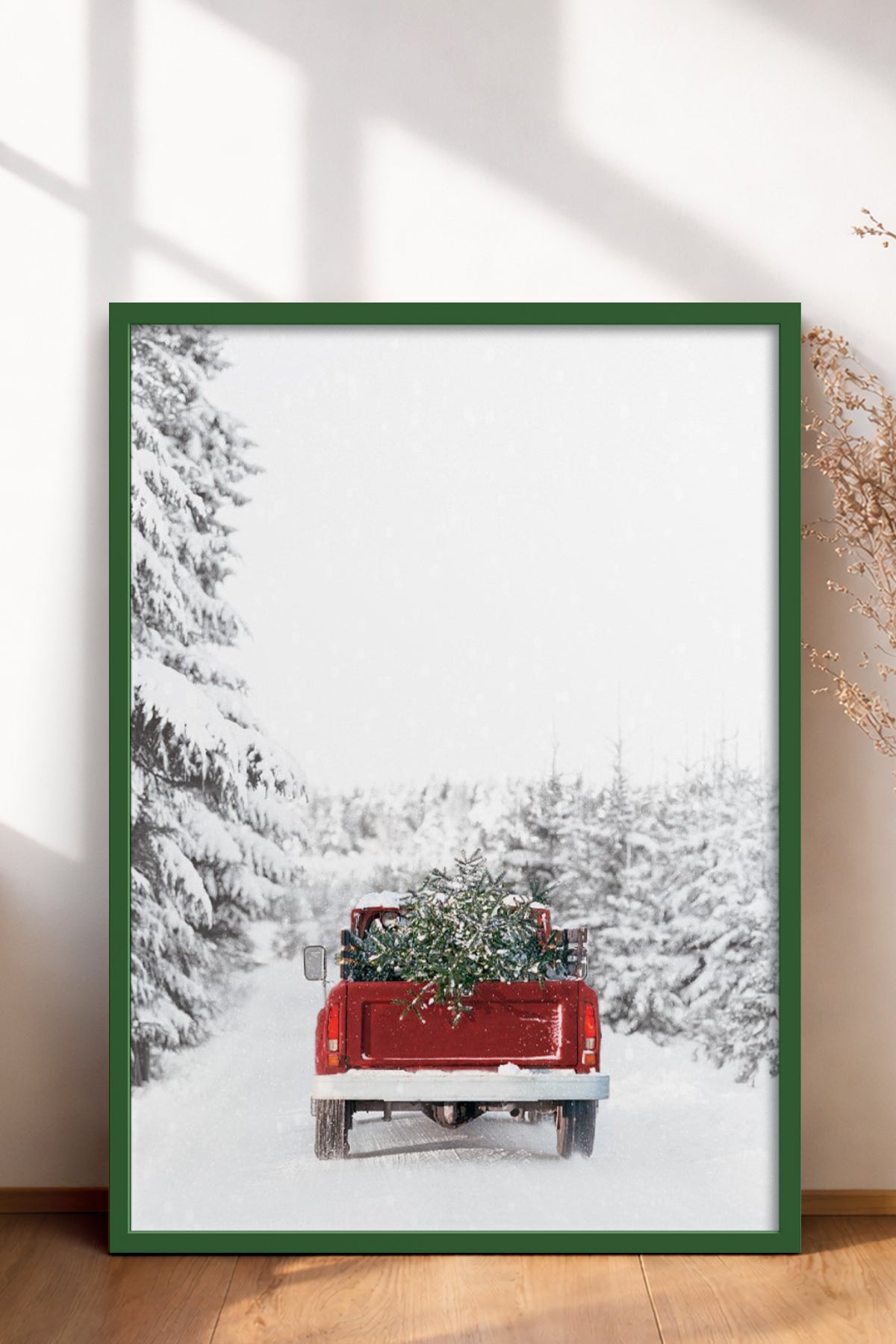 HOMEPACK Ahşap Çerçeveli Tablo Çerçeveli Poster Sanatsal Modern Duvar Dekoru BEK-8159
