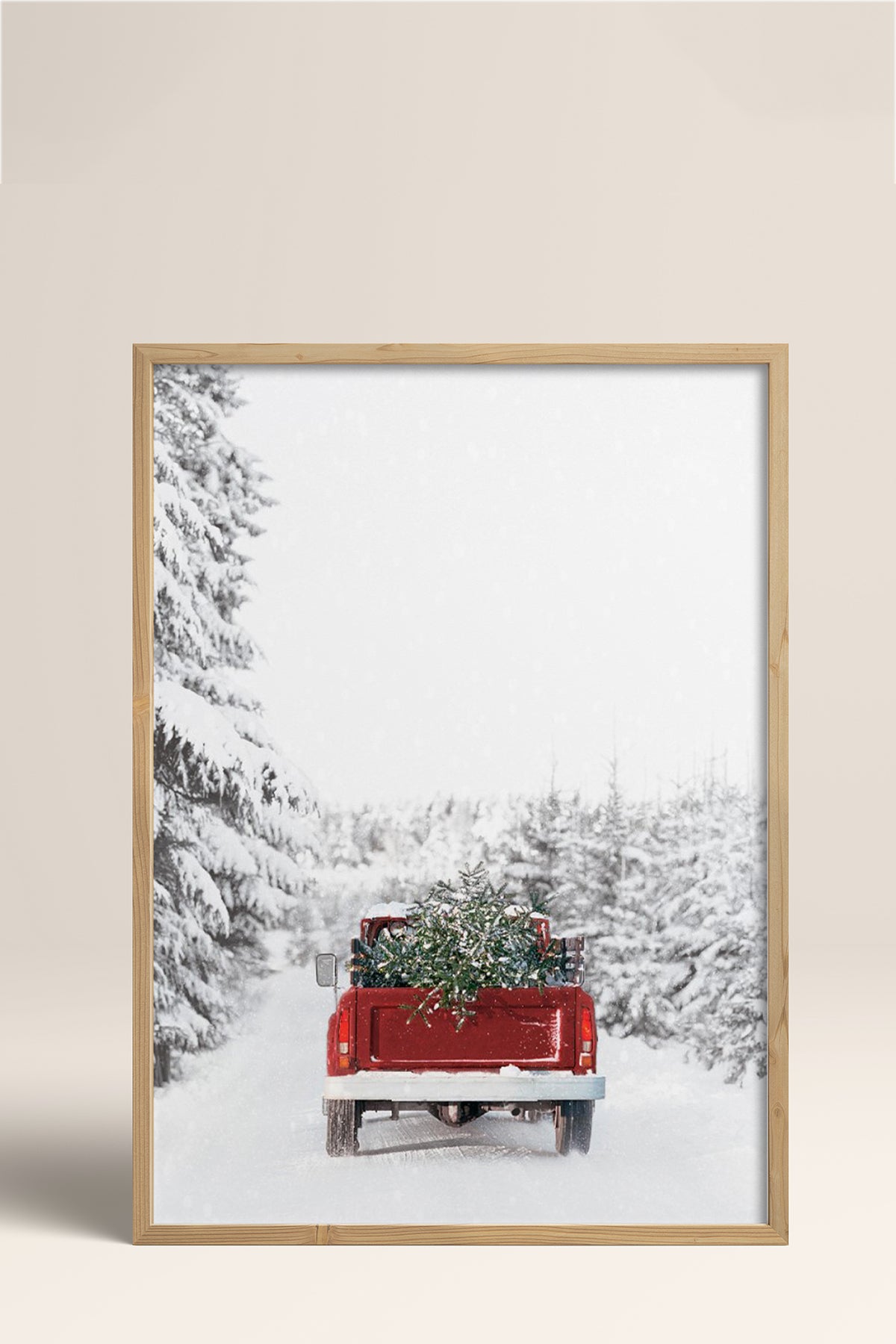 HOMEPACK Ahşap Çerçeveli Tablo Çerçeveli Poster Sanatsal Modern Duvar Dekoru BEK-8159