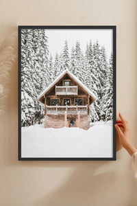 HOMEPACK Ahşap Çerçeveli Tablo Çerçeveli Poster Sanatsal Modern Duvar Dekoru BEK-8160
