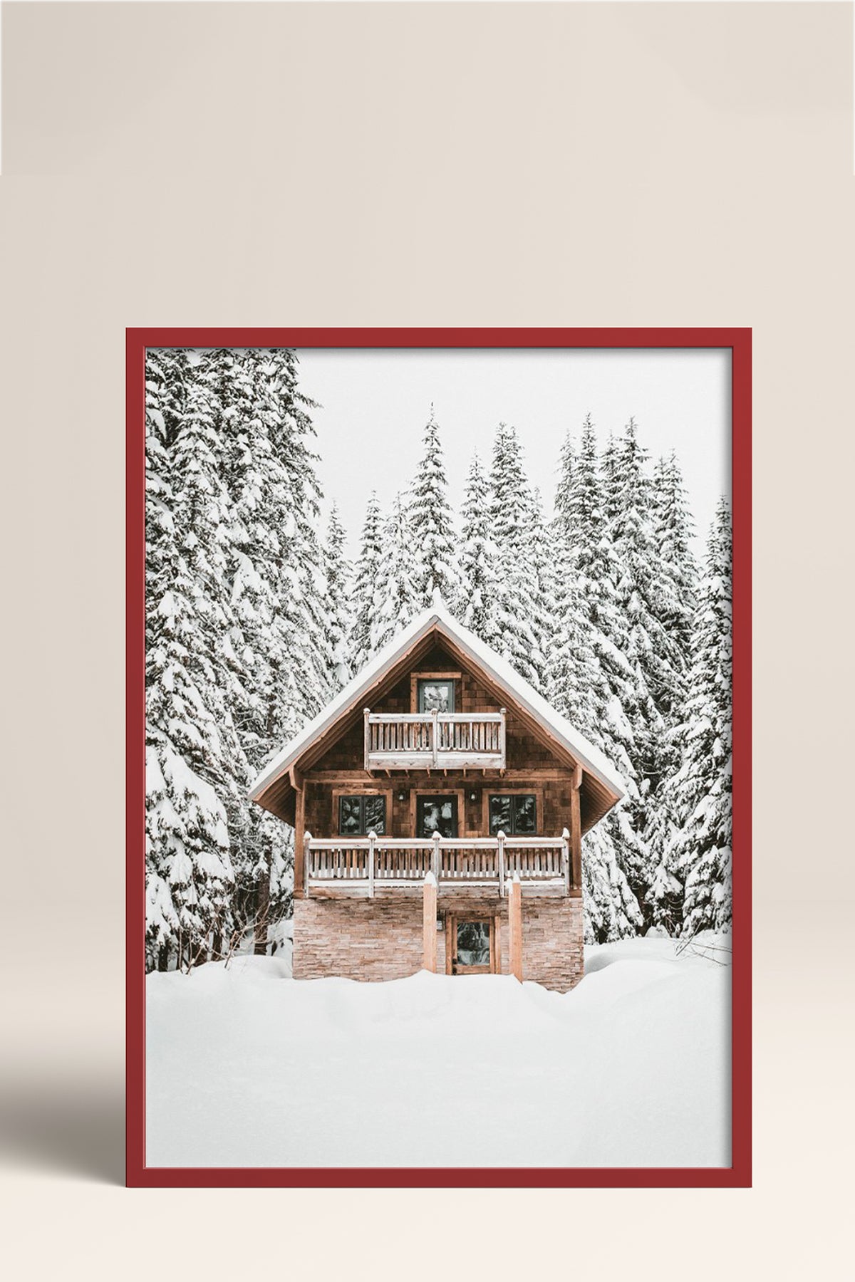 HOMEPACK Ahşap Çerçeveli Tablo Çerçeveli Poster Sanatsal Modern Duvar Dekoru BEK-8160