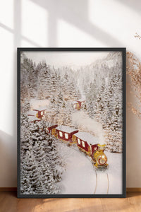 HOMEPACK Ahşap Çerçeveli Tablo Çerçeveli Poster Sanatsal Modern Duvar Dekoru BEK-8161