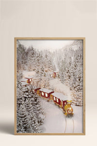 HOMEPACK Ahşap Çerçeveli Tablo Çerçeveli Poster Sanatsal Modern Duvar Dekoru BEK-8161