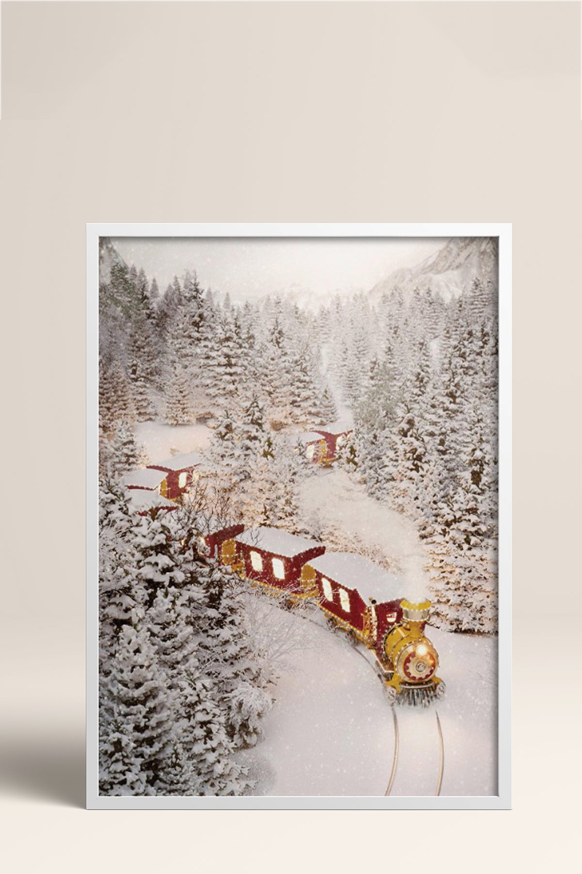 HOMEPACK Ahşap Çerçeveli Tablo Çerçeveli Poster Sanatsal Modern Duvar Dekoru BEK-8161