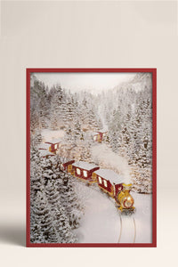 HOMEPACK Ahşap Çerçeveli Tablo Çerçeveli Poster Sanatsal Modern Duvar Dekoru BEK-8161