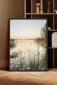 HOMEPACK Ahşap Çerçeveli Tablo Çerçeveli Poster Sanatsal Modern Duvar Dekoru BEK-8162