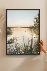 HOMEPACK Ahşap Çerçeveli Tablo Çerçeveli Poster Sanatsal Modern Duvar Dekoru BEK-8162
