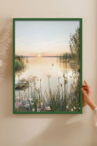 HOMEPACK Ahşap Çerçeveli Tablo Çerçeveli Poster Sanatsal Modern Duvar Dekoru BEK-8162