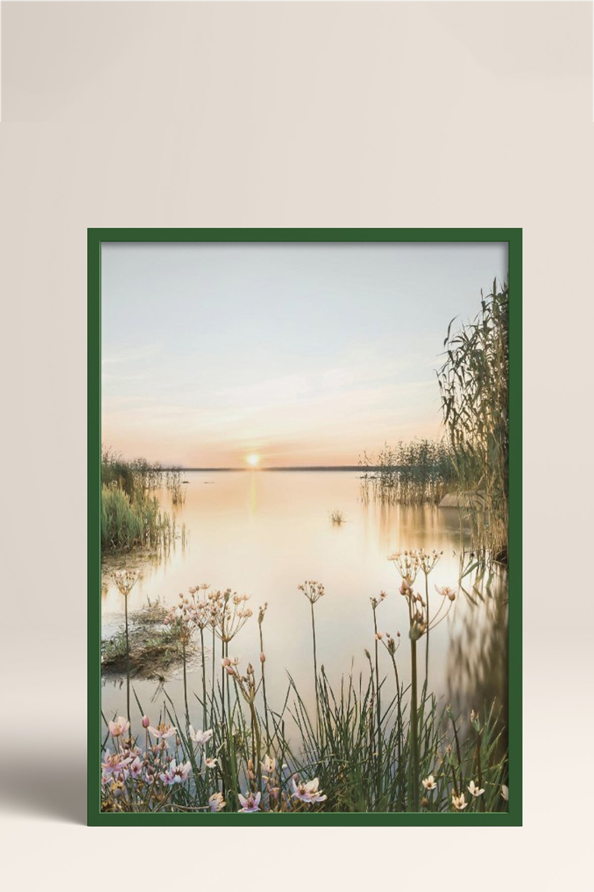 HOMEPACK Ahşap Çerçeveli Tablo Çerçeveli Poster Sanatsal Modern Duvar Dekoru BEK-8162