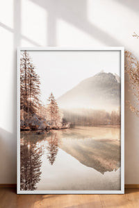 HOMEPACK Ahşap Çerçeveli Tablo Çerçeveli Poster Sanatsal Modern Duvar Dekoru BEK-8163