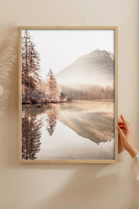 HOMEPACK Ahşap Çerçeveli Tablo Çerçeveli Poster Sanatsal Modern Duvar Dekoru BEK-8163