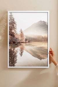 HOMEPACK Ahşap Çerçeveli Tablo Çerçeveli Poster Sanatsal Modern Duvar Dekoru BEK-8163