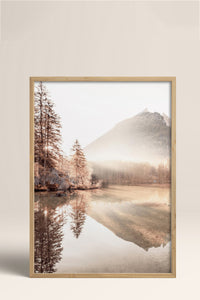 HOMEPACK Ahşap Çerçeveli Tablo Çerçeveli Poster Sanatsal Modern Duvar Dekoru BEK-8163