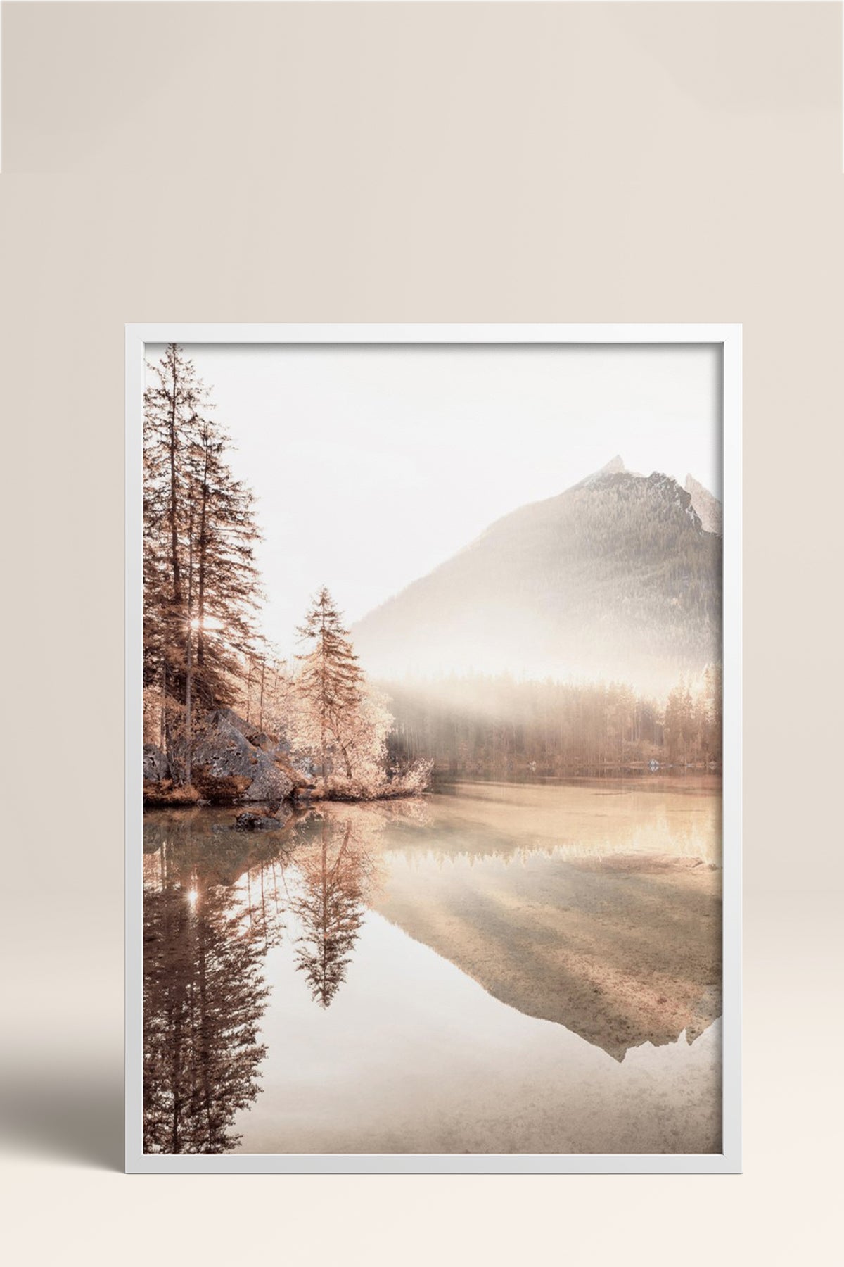 HOMEPACK Ahşap Çerçeveli Tablo Çerçeveli Poster Sanatsal Modern Duvar Dekoru BEK-8163