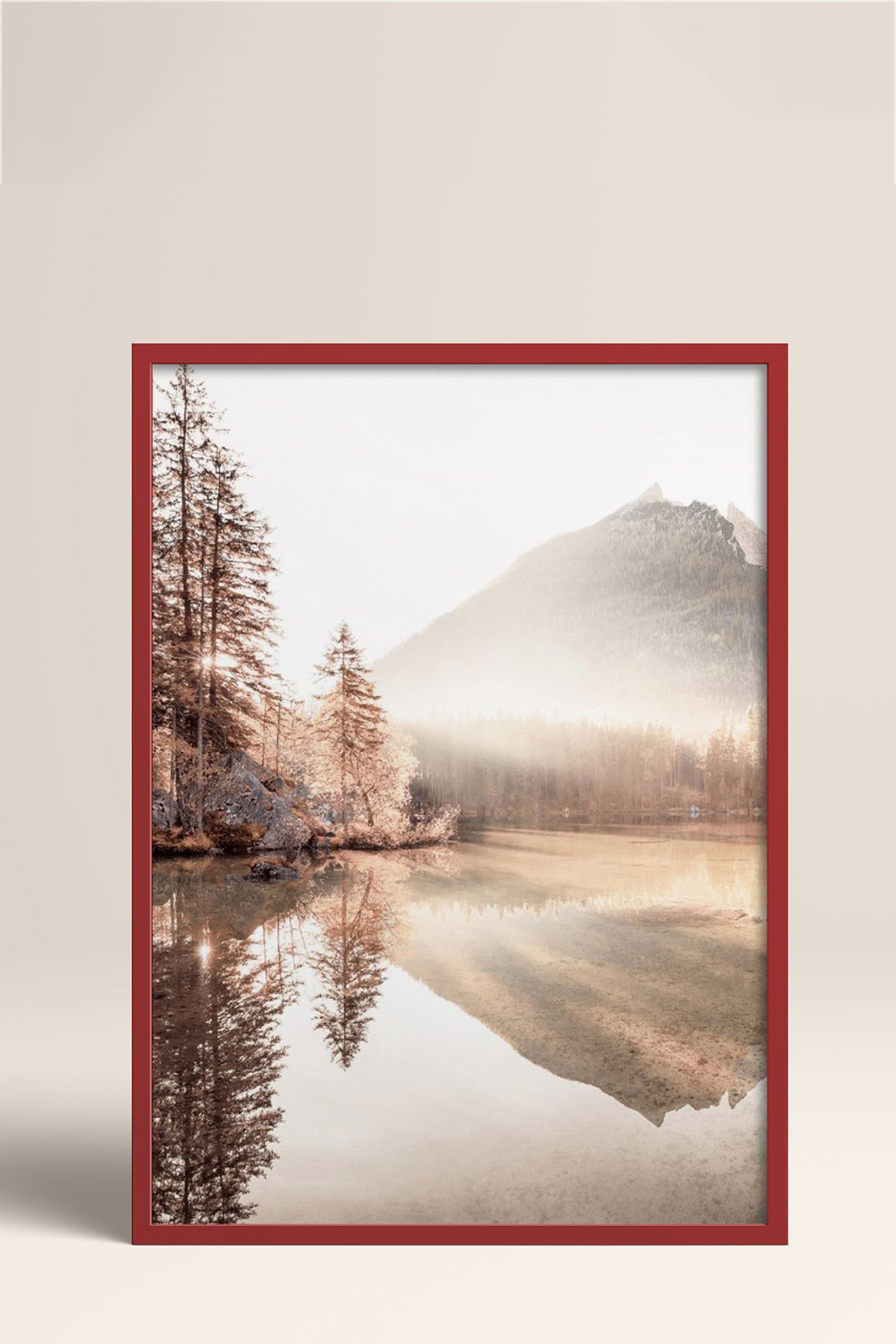 HOMEPACK Ahşap Çerçeveli Tablo Çerçeveli Poster Sanatsal Modern Duvar Dekoru BEK-8163
