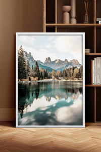 HOMEPACK Ahşap Çerçeveli Tablo Çerçeveli Poster Sanatsal Modern Duvar Dekoru BEK-8164