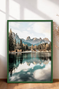 HOMEPACK Ahşap Çerçeveli Tablo Çerçeveli Poster Sanatsal Modern Duvar Dekoru BEK-8164