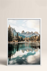 HOMEPACK Ahşap Çerçeveli Tablo Çerçeveli Poster Sanatsal Modern Duvar Dekoru BEK-8164