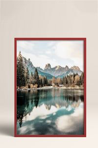 HOMEPACK Ahşap Çerçeveli Tablo Çerçeveli Poster Sanatsal Modern Duvar Dekoru BEK-8164