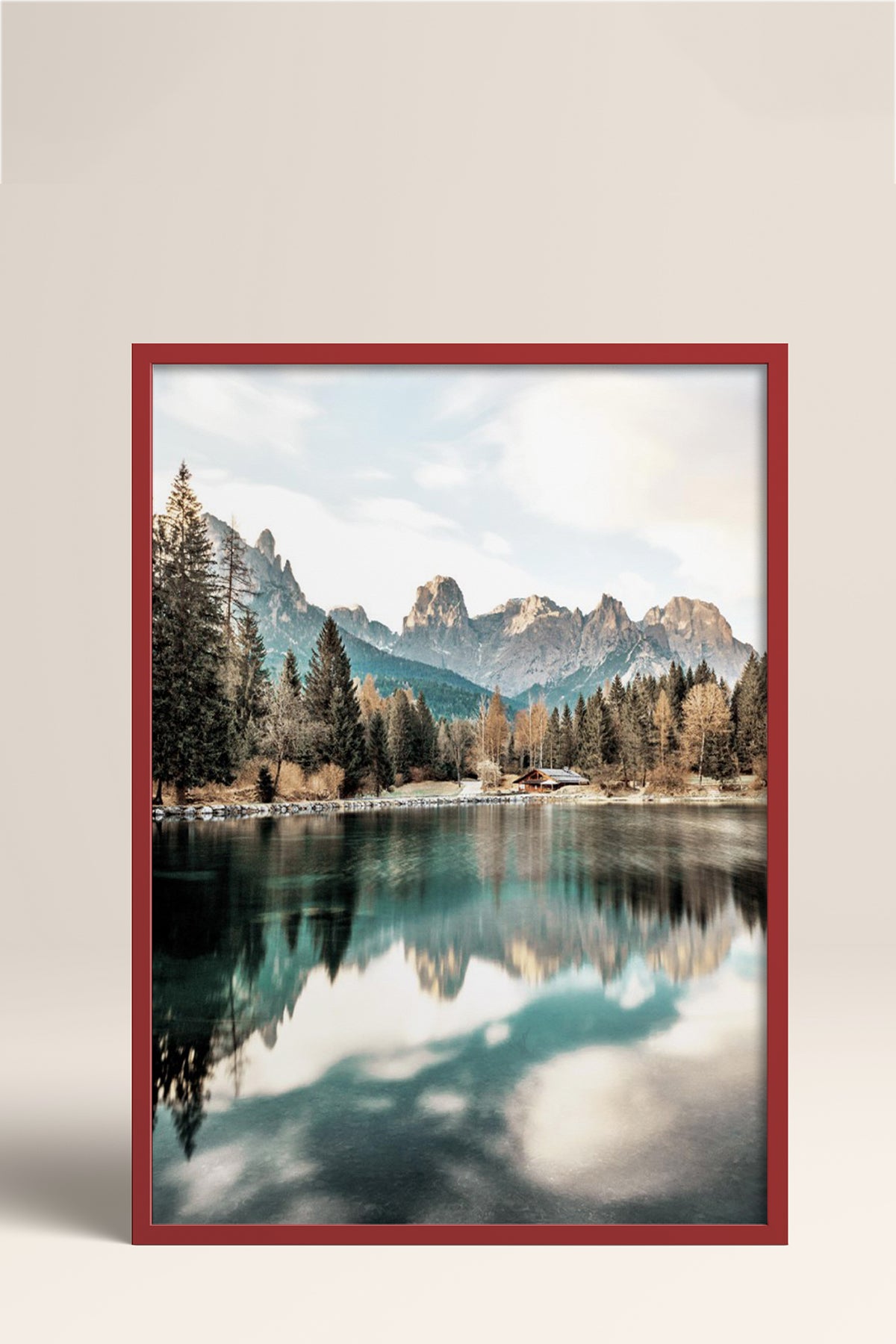 HOMEPACK Ahşap Çerçeveli Tablo Çerçeveli Poster Sanatsal Modern Duvar Dekoru BEK-8164