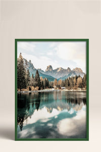 HOMEPACK Ahşap Çerçeveli Tablo Çerçeveli Poster Sanatsal Modern Duvar Dekoru BEK-8164