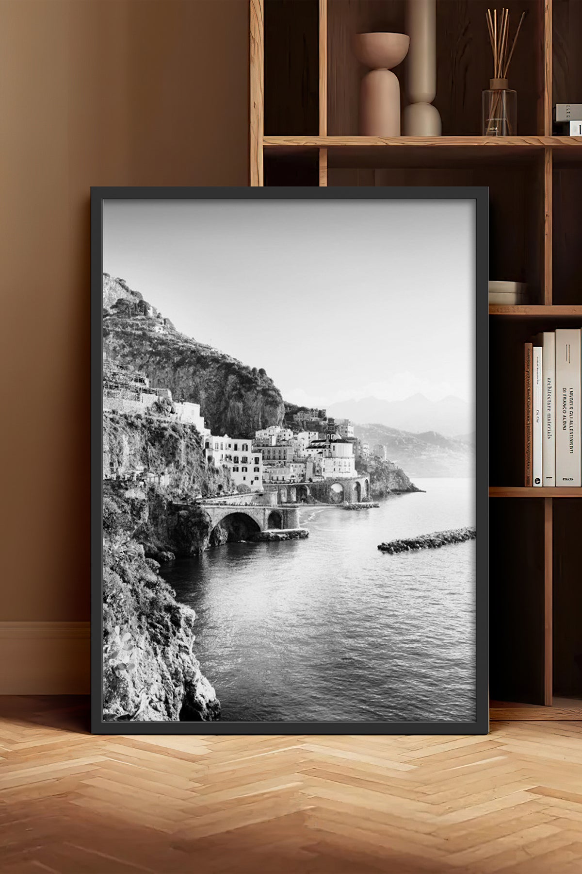 HOMEPACK Ahşap Çerçeveli Tablo Çerçeveli Poster Sanatsal Modern Duvar Dekoru BEK-8165