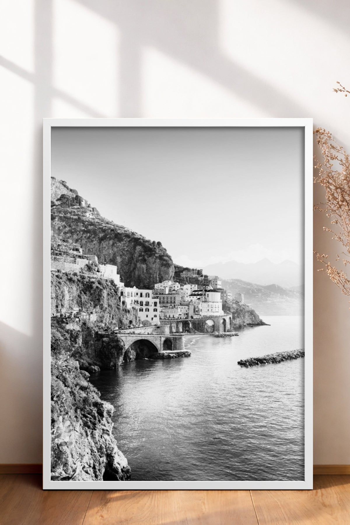 HOMEPACK Ahşap Çerçeveli Tablo Çerçeveli Poster Sanatsal Modern Duvar Dekoru BEK-8165