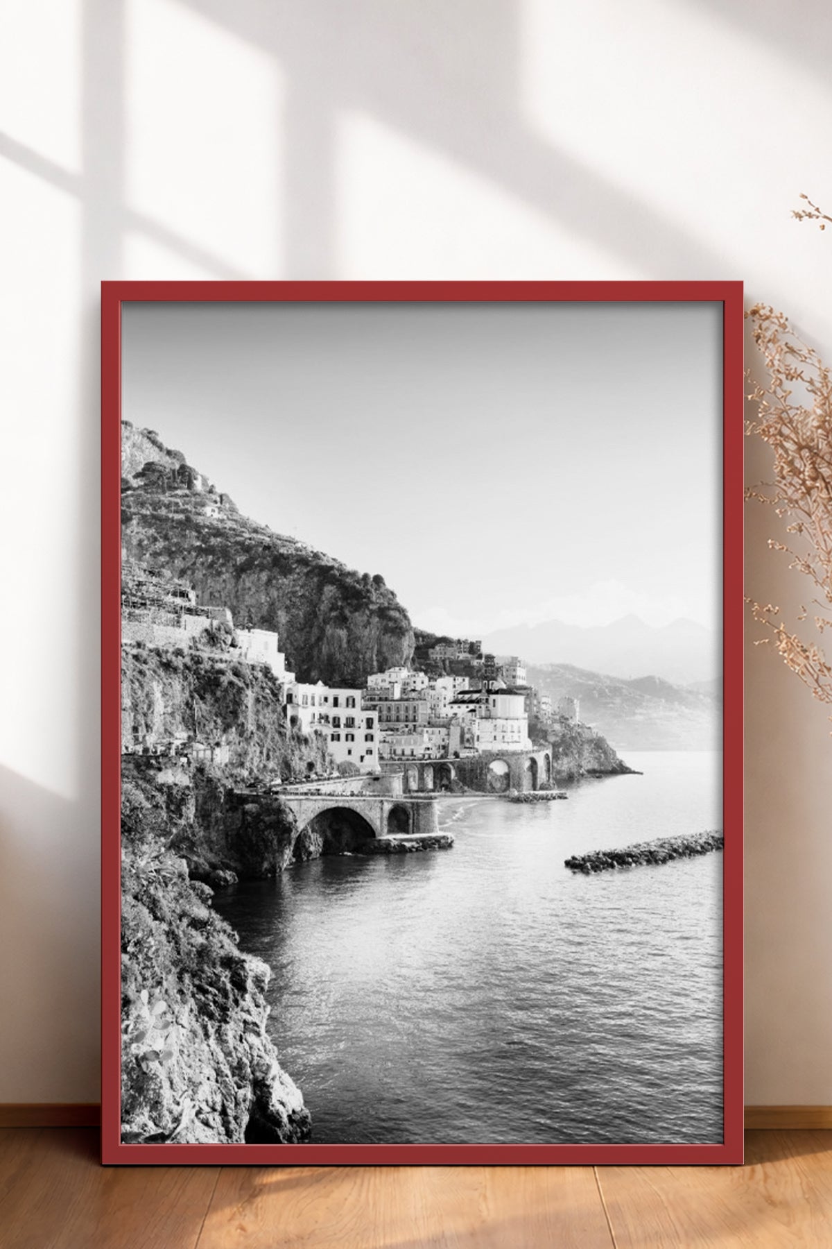 HOMEPACK Ahşap Çerçeveli Tablo Çerçeveli Poster Sanatsal Modern Duvar Dekoru BEK-8165