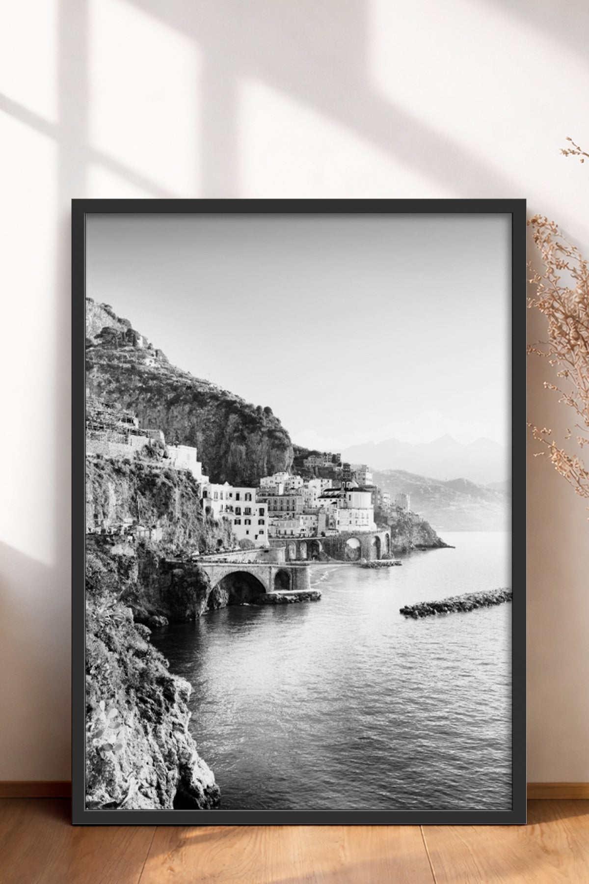 HOMEPACK Ahşap Çerçeveli Tablo Çerçeveli Poster Sanatsal Modern Duvar Dekoru BEK-8165