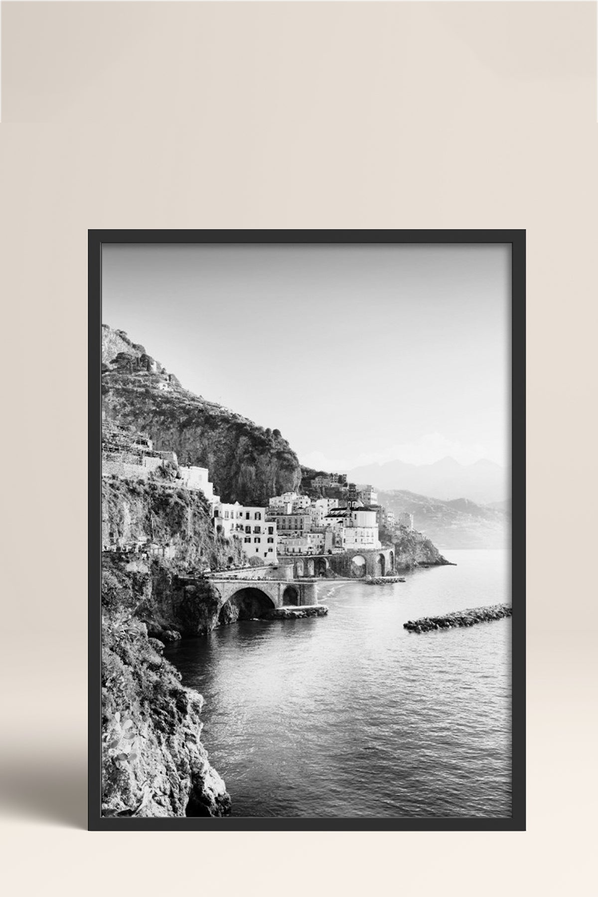 HOMEPACK Ahşap Çerçeveli Tablo Çerçeveli Poster Sanatsal Modern Duvar Dekoru BEK-8165