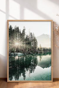 HOMEPACK Ahşap Çerçeveli Tablo Çerçeveli Poster Sanatsal Modern Duvar Dekoru BEK-8167