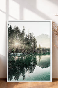 HOMEPACK Ahşap Çerçeveli Tablo Çerçeveli Poster Sanatsal Modern Duvar Dekoru BEK-8167