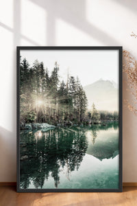 HOMEPACK Ahşap Çerçeveli Tablo Çerçeveli Poster Sanatsal Modern Duvar Dekoru BEK-8167