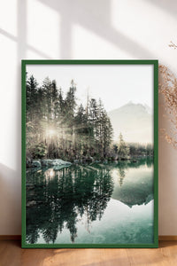 HOMEPACK Ahşap Çerçeveli Tablo Çerçeveli Poster Sanatsal Modern Duvar Dekoru BEK-8167
