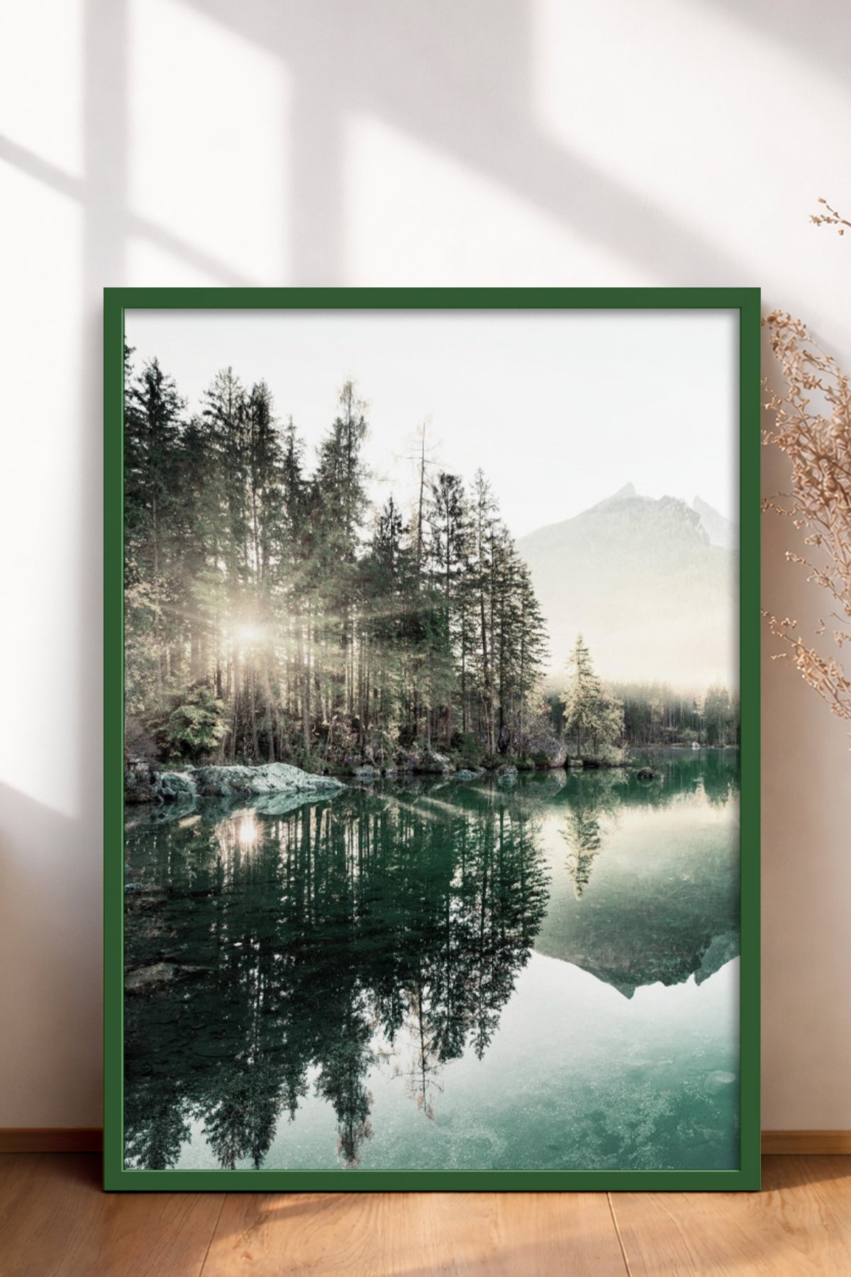HOMEPACK Ahşap Çerçeveli Tablo Çerçeveli Poster Sanatsal Modern Duvar Dekoru BEK-8167