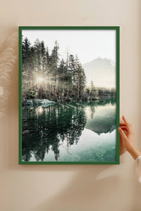 HOMEPACK Ahşap Çerçeveli Tablo Çerçeveli Poster Sanatsal Modern Duvar Dekoru BEK-8167