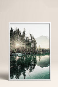 HOMEPACK Ahşap Çerçeveli Tablo Çerçeveli Poster Sanatsal Modern Duvar Dekoru BEK-8167