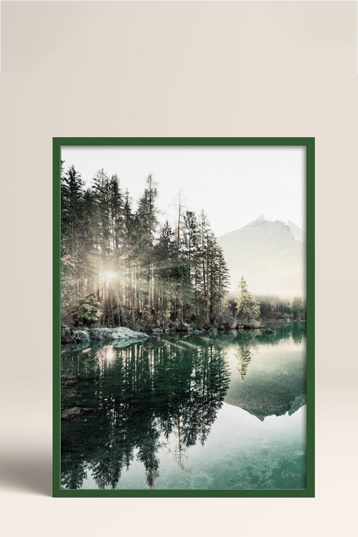 HOMEPACK Ahşap Çerçeveli Tablo Çerçeveli Poster Sanatsal Modern Duvar Dekoru BEK-8167