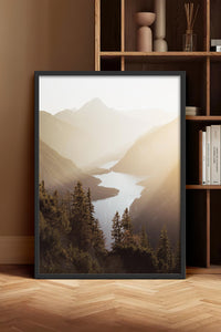 HOMEPACK Ahşap Çerçeveli Tablo Çerçeveli Poster Sanatsal Modern Duvar Dekoru BEK-8168