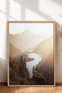 HOMEPACK Ahşap Çerçeveli Tablo Çerçeveli Poster Sanatsal Modern Duvar Dekoru BEK-8168