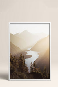 HOMEPACK Ahşap Çerçeveli Tablo Çerçeveli Poster Sanatsal Modern Duvar Dekoru BEK-8168