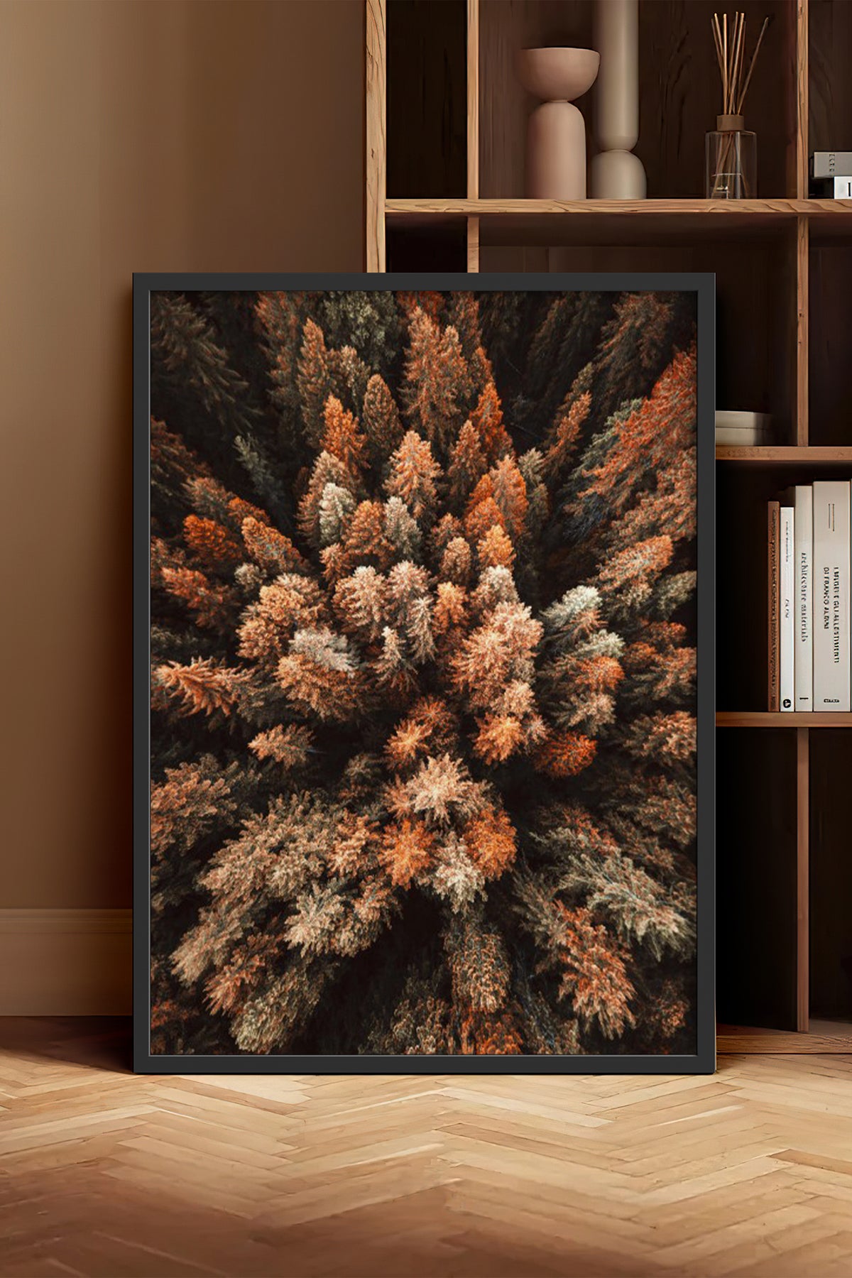 HOMEPACK Ahşap Çerçeveli Tablo Çerçeveli Poster Sanatsal Modern Duvar Dekoru BEK-8169