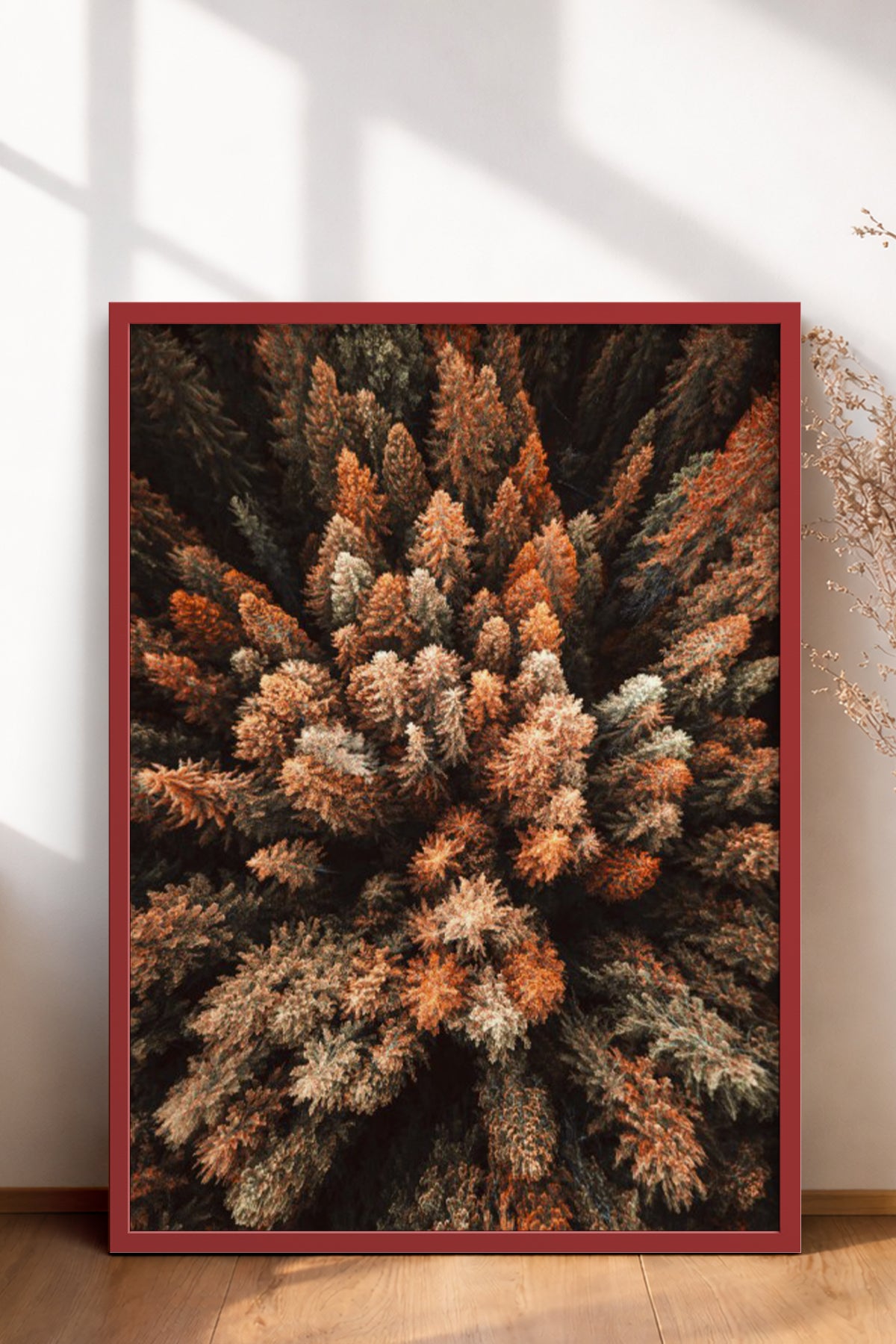 HOMEPACK Ahşap Çerçeveli Tablo Çerçeveli Poster Sanatsal Modern Duvar Dekoru BEK-8169