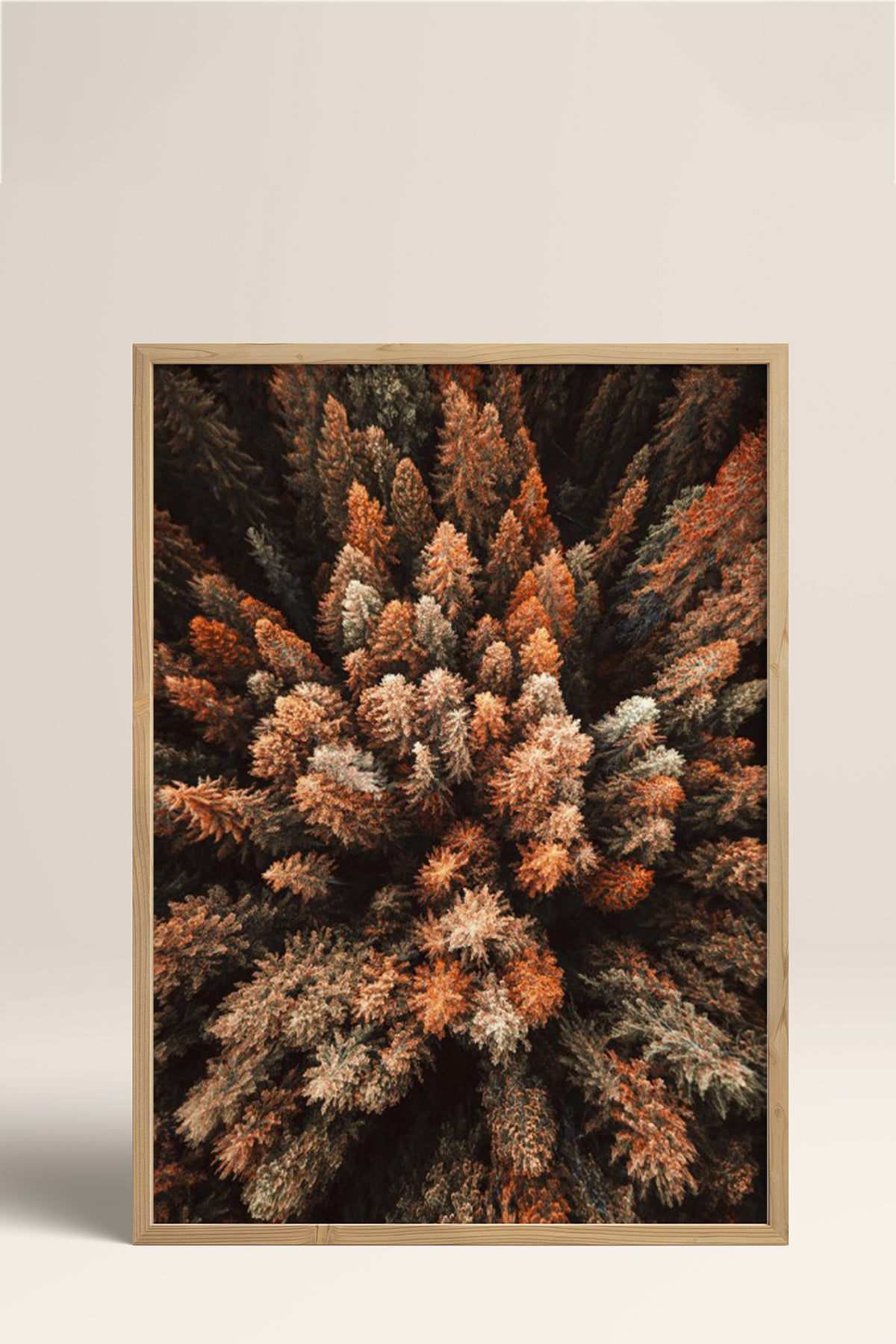 HOMEPACK Ahşap Çerçeveli Tablo Çerçeveli Poster Sanatsal Modern Duvar Dekoru BEK-8169