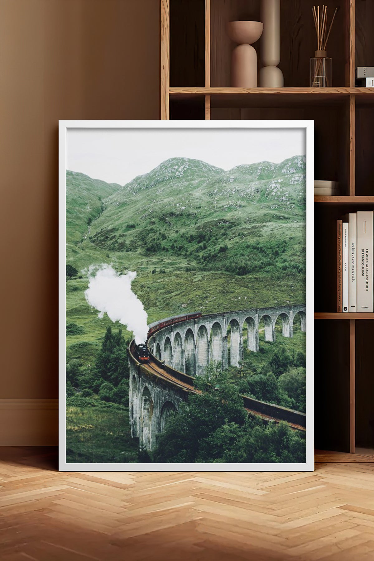 HOMEPACK Ahşap Çerçeveli Tablo Çerçeveli Poster Sanatsal Modern Duvar Dekoru BEK-8170