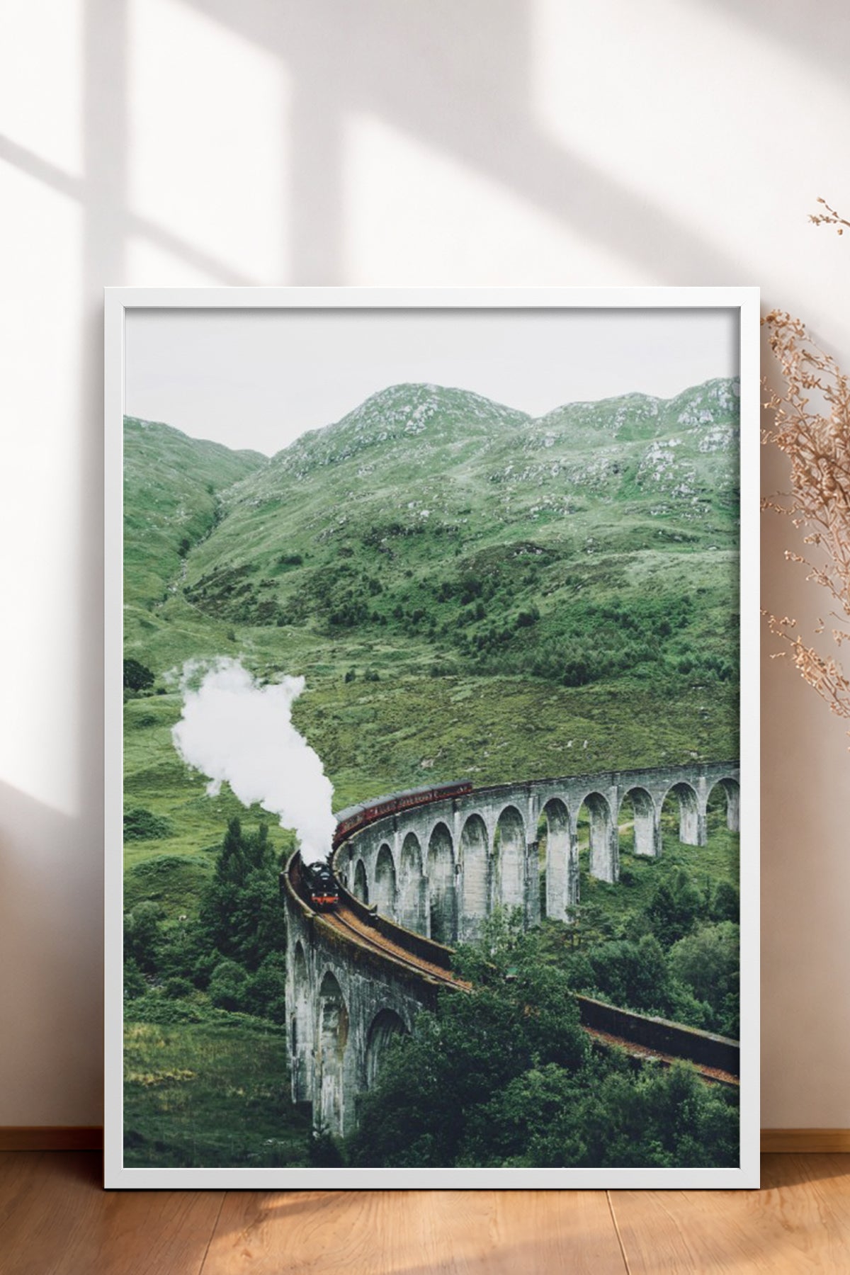HOMEPACK Ahşap Çerçeveli Tablo Çerçeveli Poster Sanatsal Modern Duvar Dekoru BEK-8170